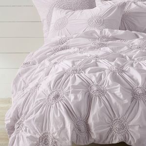 NORDSTROM AT HOME CHLOE DUVET COVER LILAC QUEEN